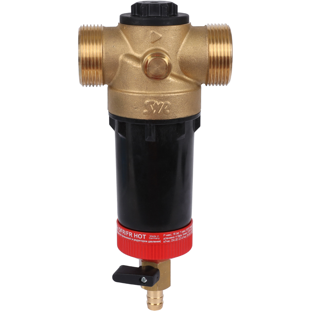 Фильтр с обратной промывкой SYR Ratio FR-Н DN 25 для горячей воды, 5315.25.003