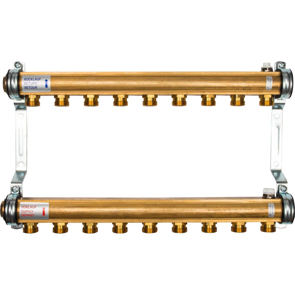 Коллектор для радиаторной разводки Watts HKV/A-9 (21.20.109), 10004552