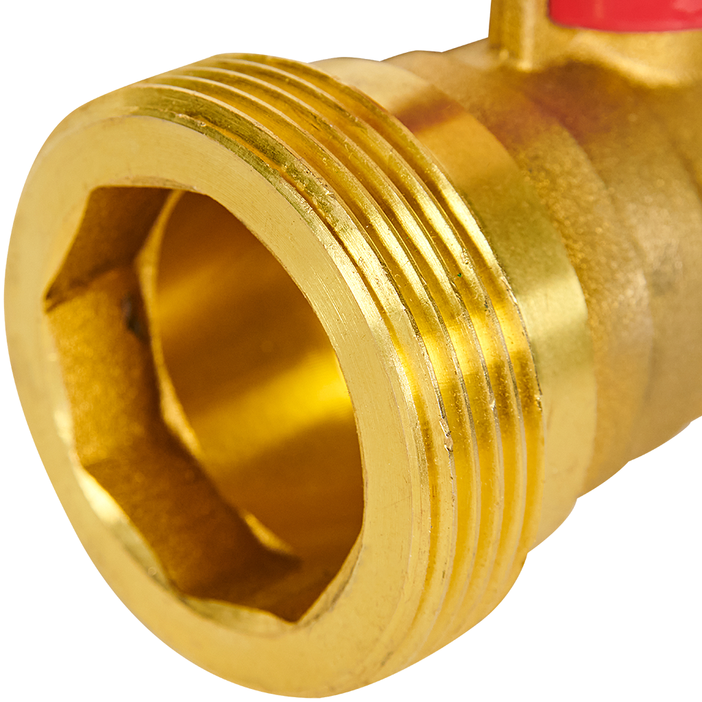 Клапан запорный латунный ROMMER НР 1 1/2 с накидной гайкой для подключения насоса ВР 1 1/2 RBV-0020-03112112