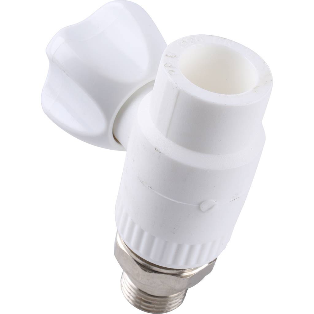 Кран шаровой разборный Kalde прямой с накидной гайкой 20х1/2, 3242-vlr-200b00