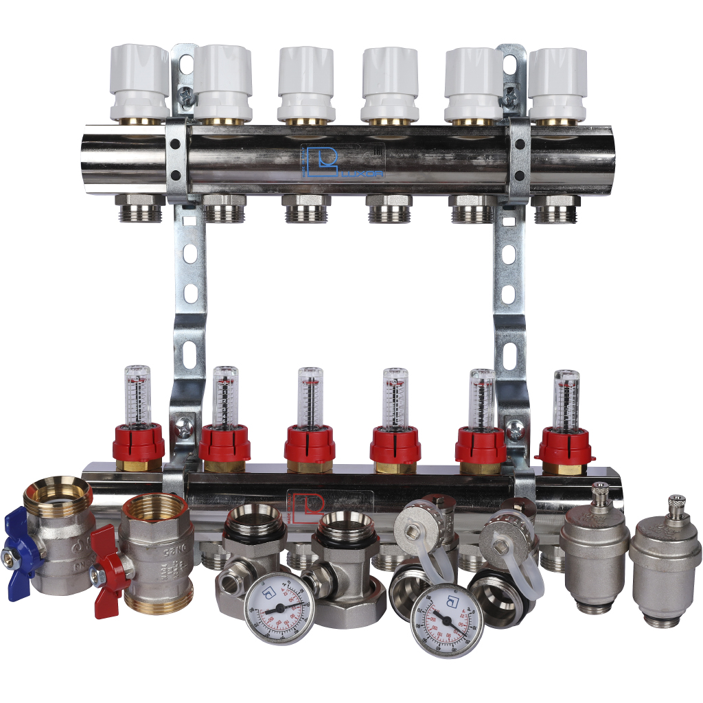 Коллекторная группа с расходомерами LUXOR CD 473M/6, 15652706MN