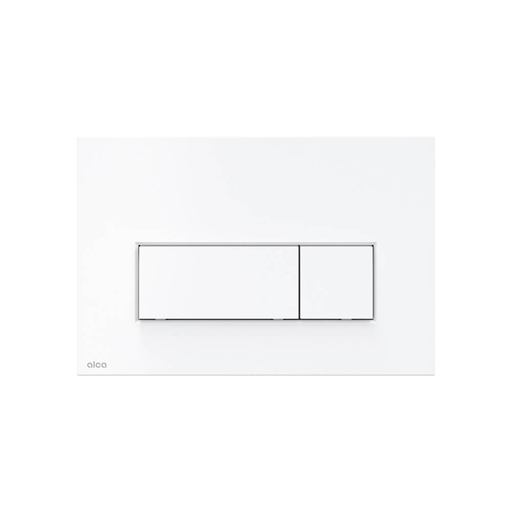 Инсталляция AlcaPlast с белой глянцевой кнопкой и шумоизоляцией, AM101/1120-4:1 M570-VE-01