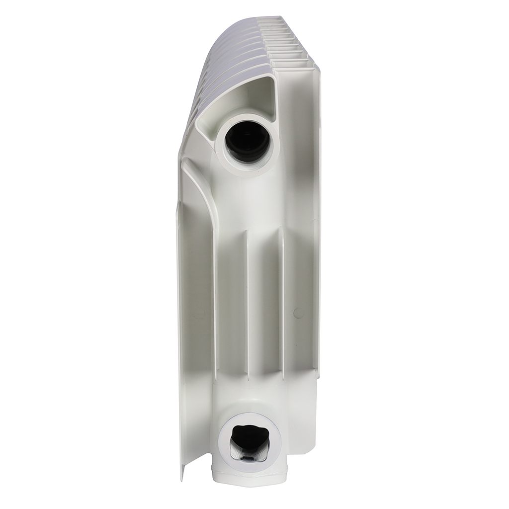 Радиатор алюминиевый Global VOX- R 200 10 секций боковое подключение (белый RAL 9010), VX02001010