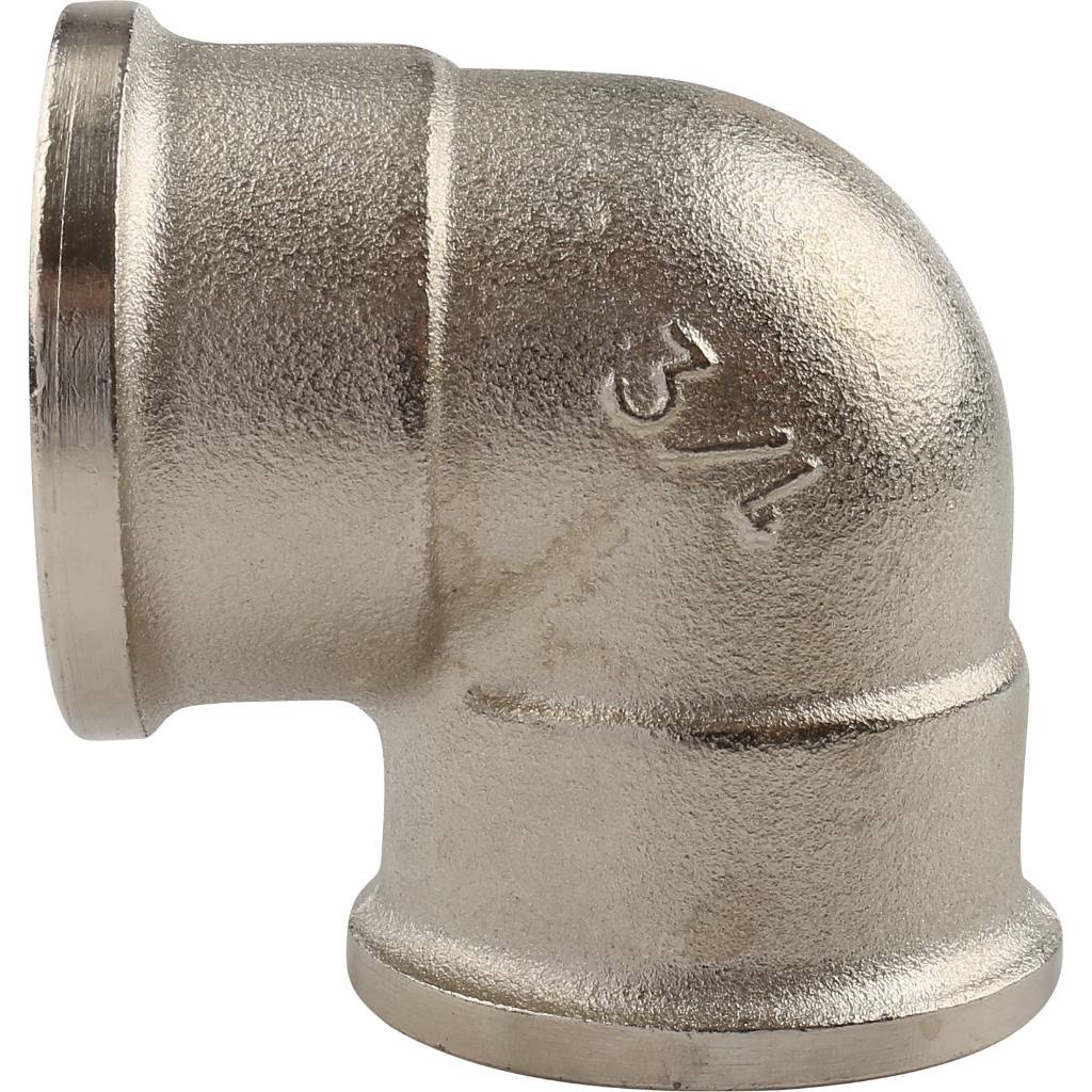 Угольник TIEMME ВВ никелированный 3/4х3/4 для стальных труб резьбовой, 1500162