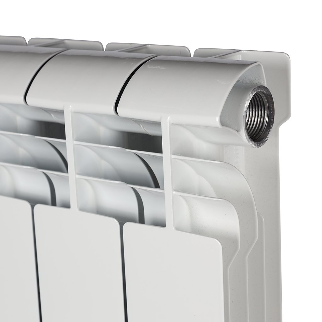 Радиатор алюминиевый STOUT VEGA 500 10 секций боковое подключение (белый RAL 9016), SRA-1310-050010