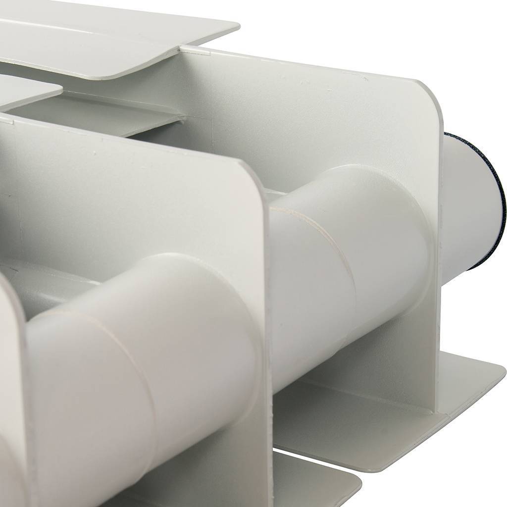 Радиатор биметаллический Global STYLE PLUS 500 4 секции боковое подключение (белый RAL 9010), STP05001004