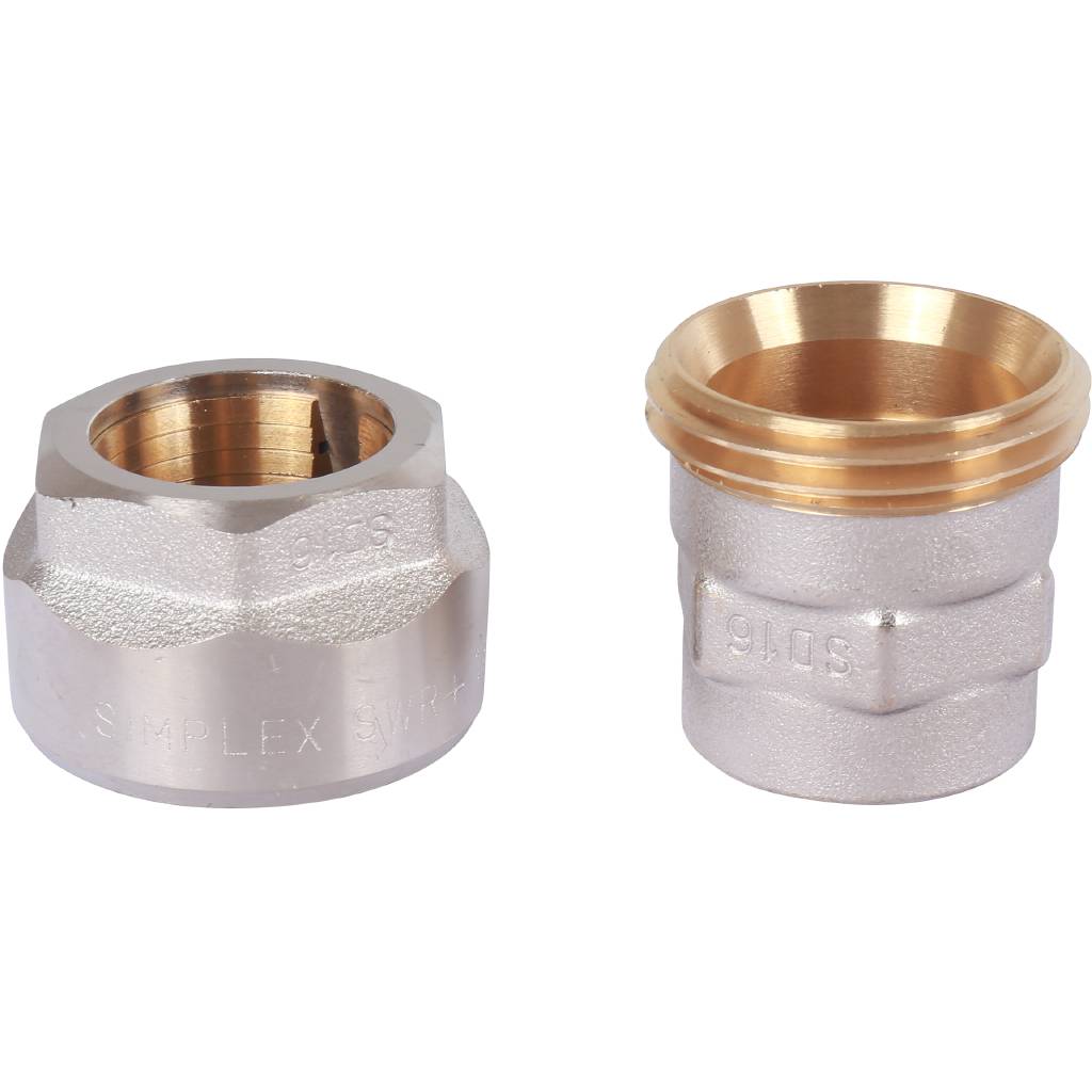 Фитинг Meibes резьбовой латунный Plus для стальных труб 1/2”*1/2” BР, F13091