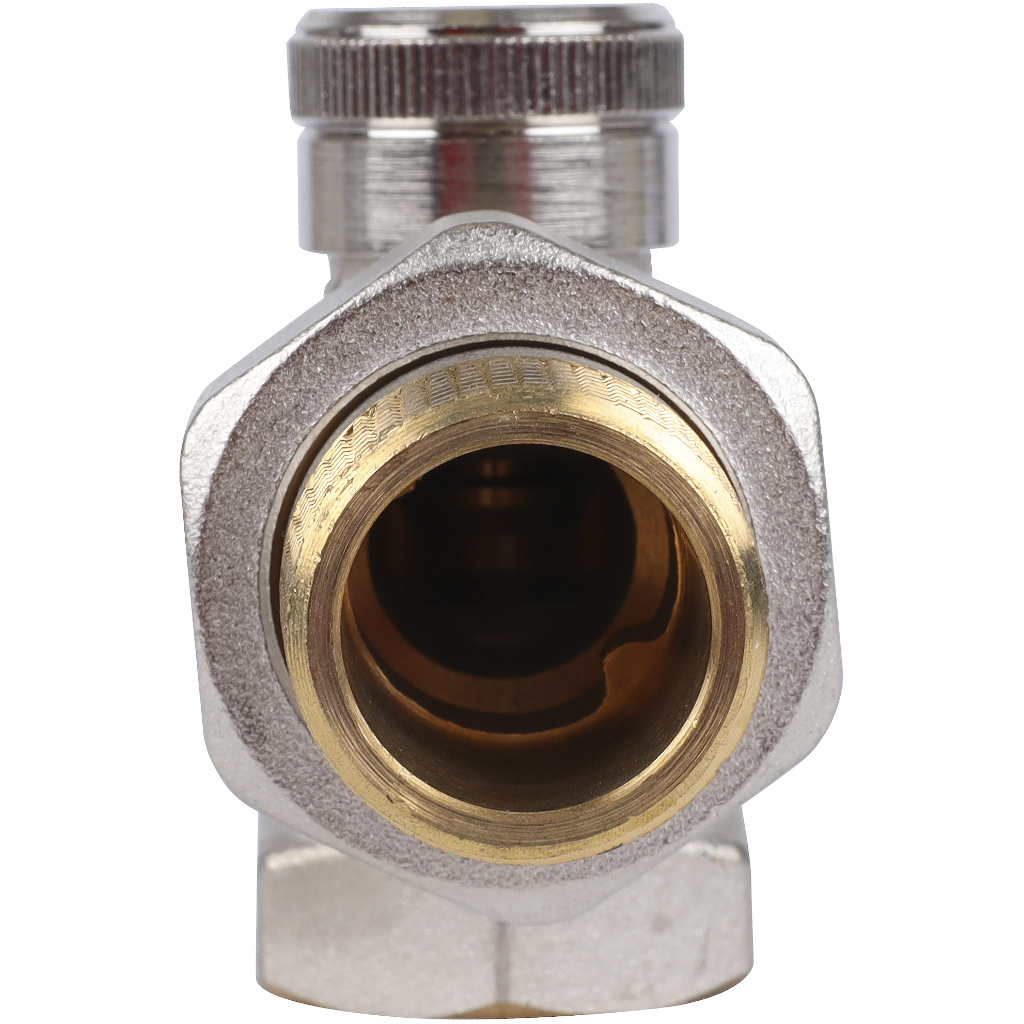 Клапан запорный Danfoss угловой никелированный RLV-20 Danfoss, 003L0145