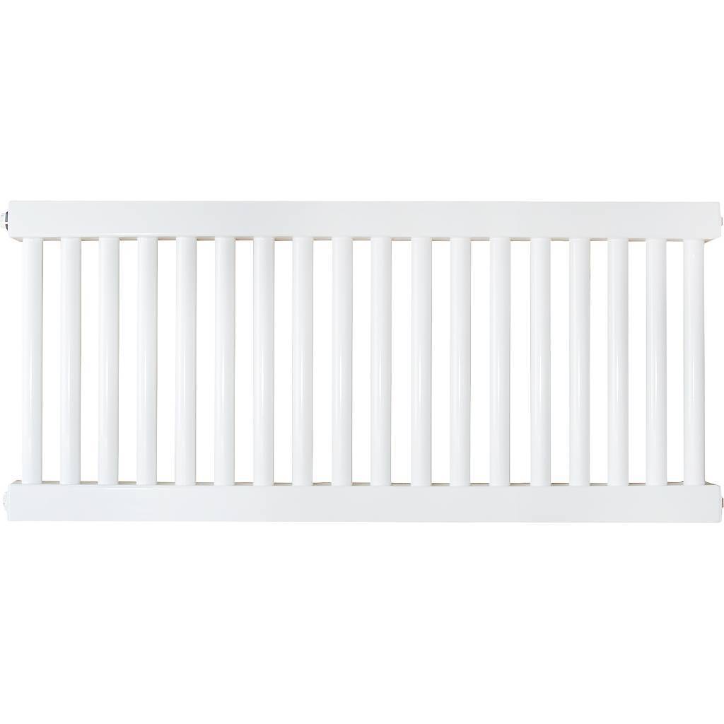 Трубчатый стальной радиатор КЗТО РС 1-500-18 секций 1/2 боковое подключение RAL9010, РС15001812RAL9010