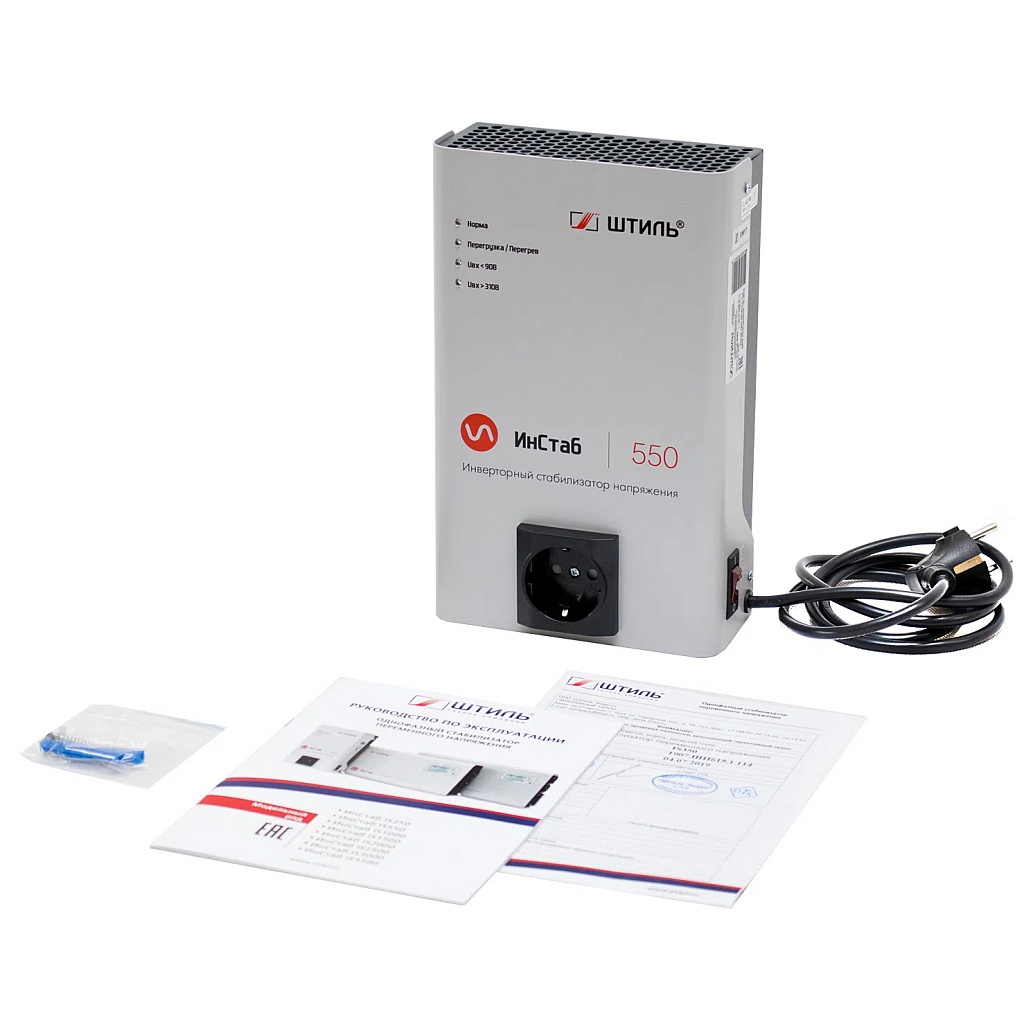 Стабилизатор напряжения Штиль ИнСтаб 550 ВА\400 Вт, IS550