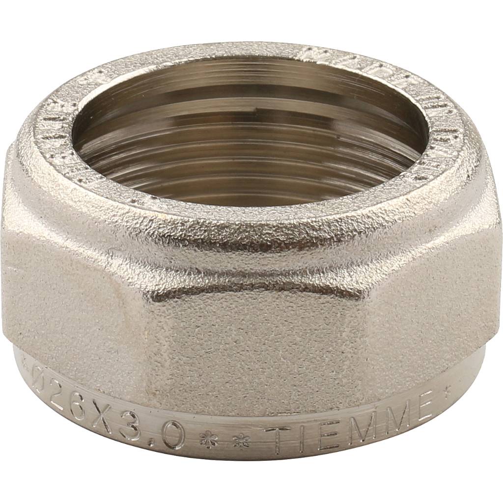 Угольник TIEMME 90° (26х3.0) для металлопластиковых труб винтовой, 1600019