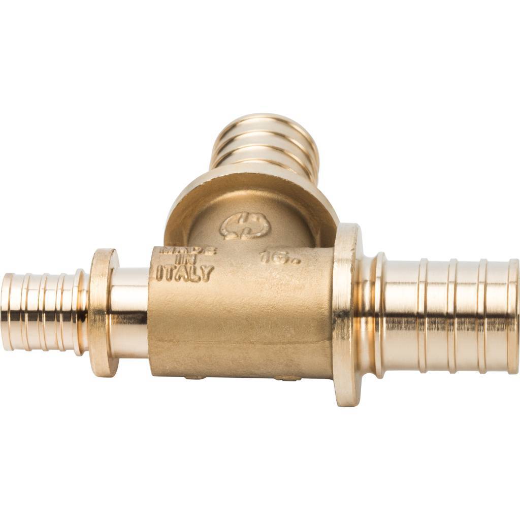 Тройник переходной STOUT 25x25x16 для труб из сшитого полиэтилена аксиальный, SFA-0014-252516