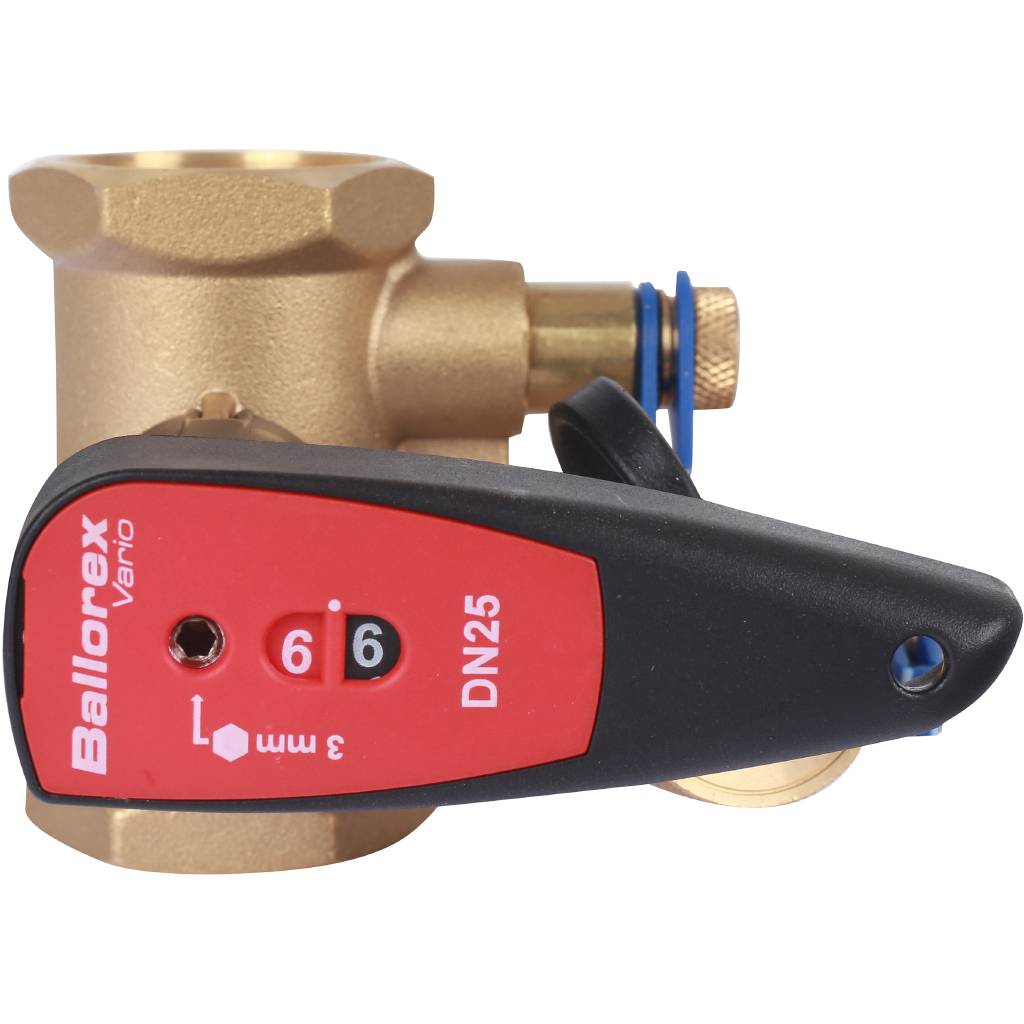 Клапан балансировочный ручной БРОЕН V DN 025S PN 25 стандартной пропускной способности с дренажем, 592466