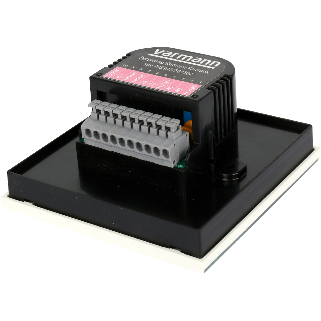 Настенный регулятор Varmann Vartronic, с естественной конвекцией, цвет белый, 703102