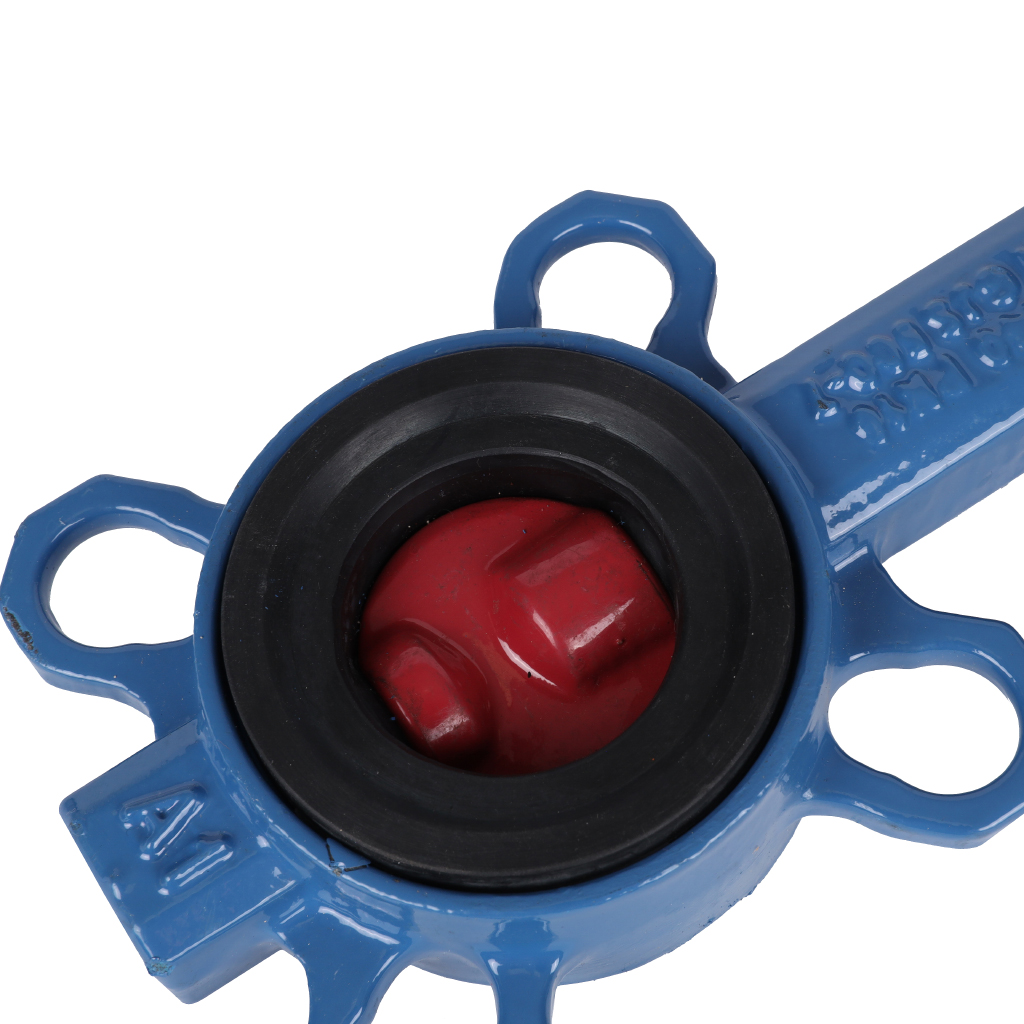 Затвор поворотно-дисковый Tecofi DN 40 PN 16 межфланцевый с ручкой из чугуна EPDM, VPI4448-02EP0040