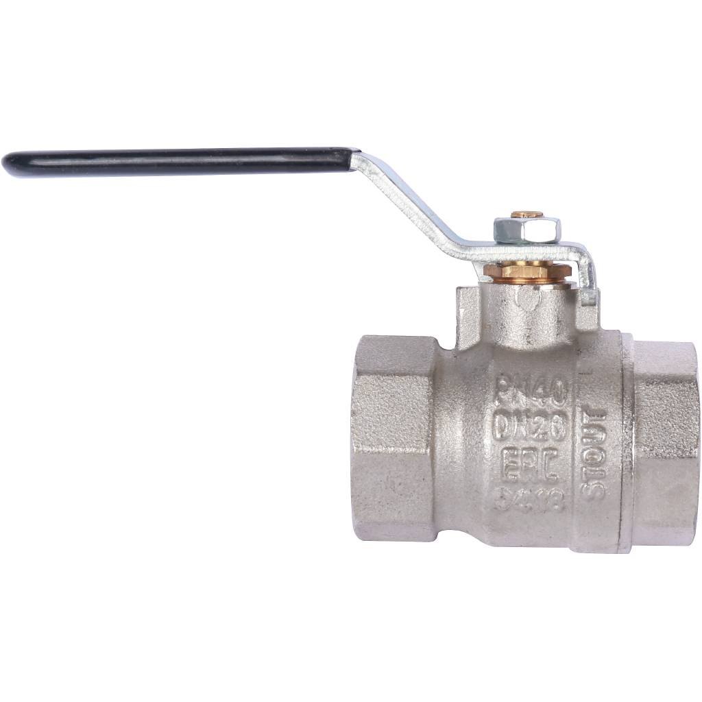 Кран шаровой стандартнопроходной STOUT SVB ВР/ВР, ручка рычаг 3/4, SVB-0011-000020