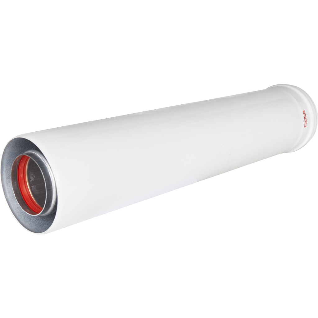 Удлинитель дымохода традиционный коаксиальный ROMMER D60(п-м)/100(м-п), L500, RCA-6010-000500