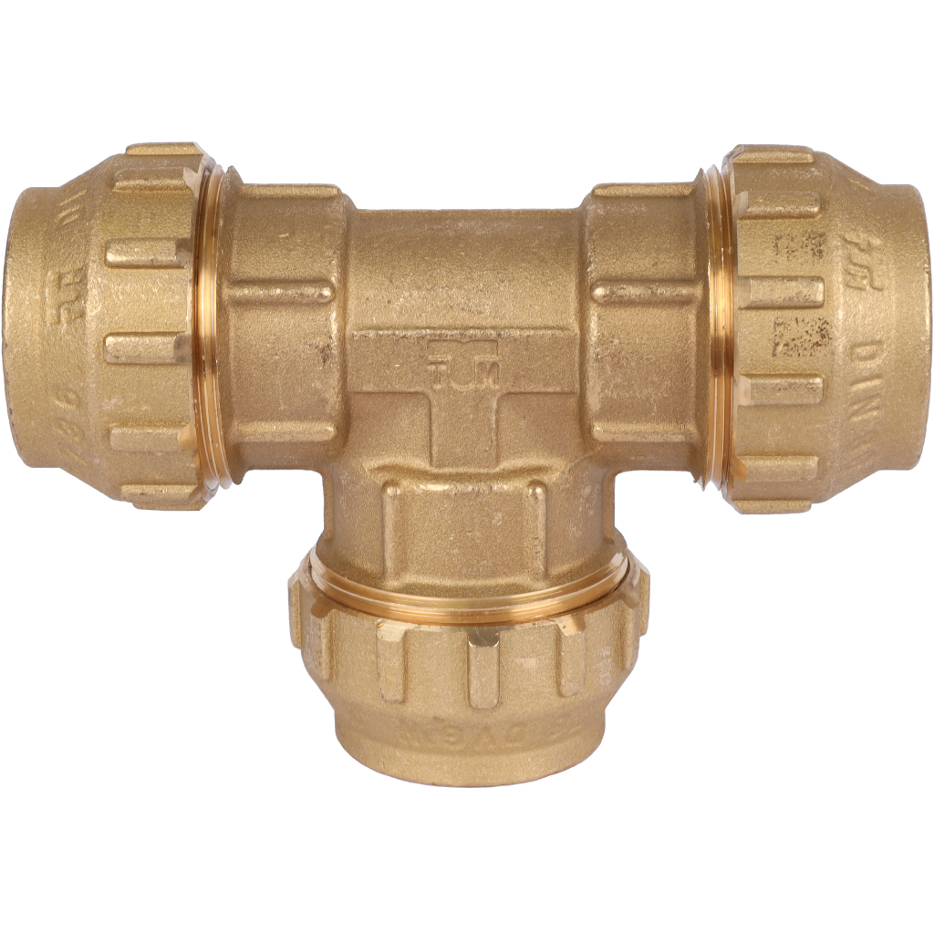 Тройник TIEMME 32х32х32 для труб ПНД винтовой, 3400022