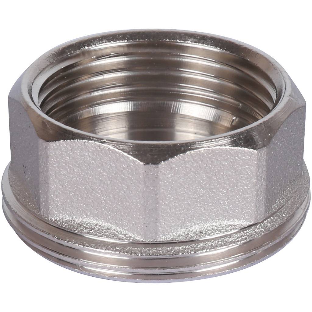 Муфта разъемная с внутренней резьбой Политэк 20х1 для полипропиленовых труб под сварку (цвет белый), 9801002001