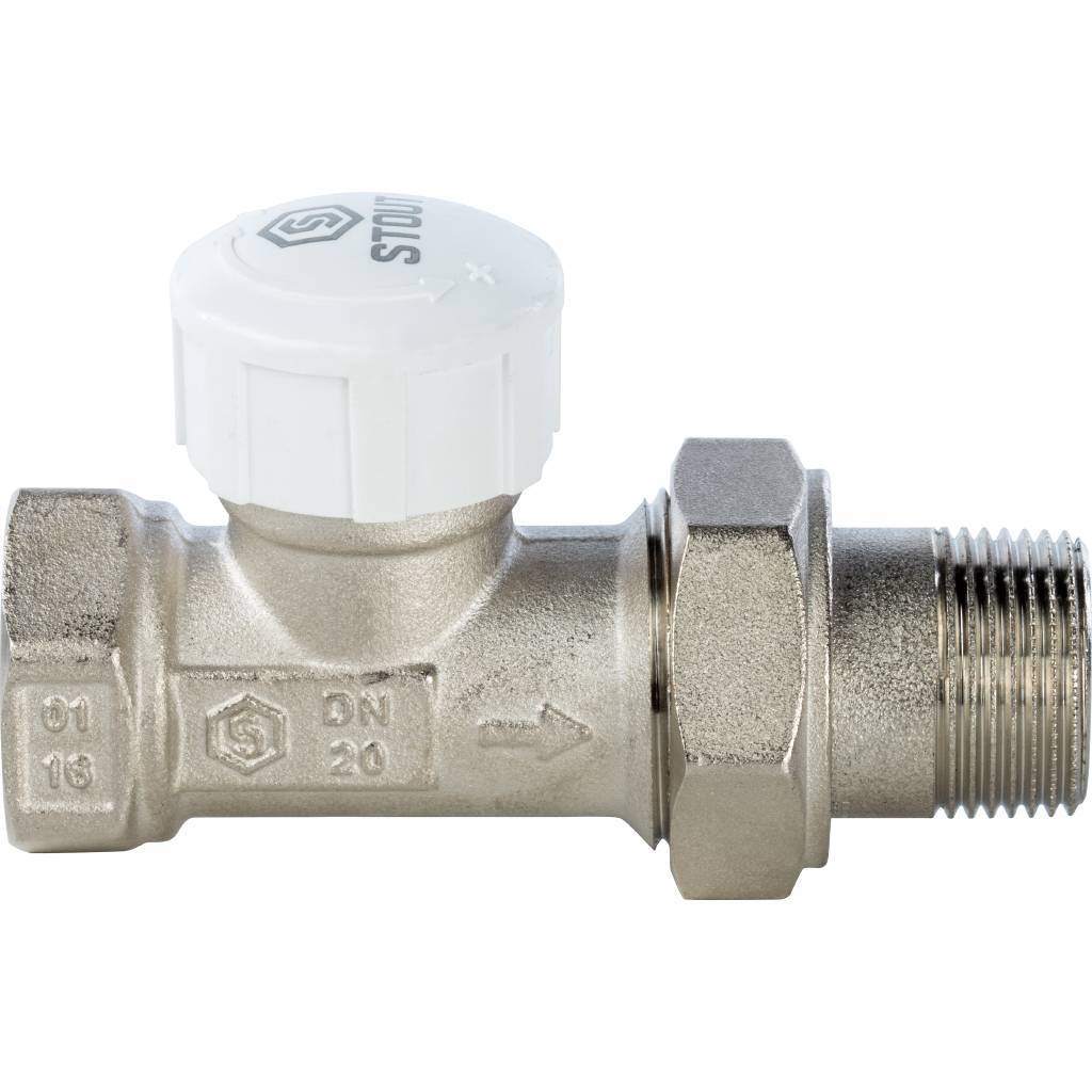 Клапан термостатический STOUT прямой 3/4, SVT-0003-000020