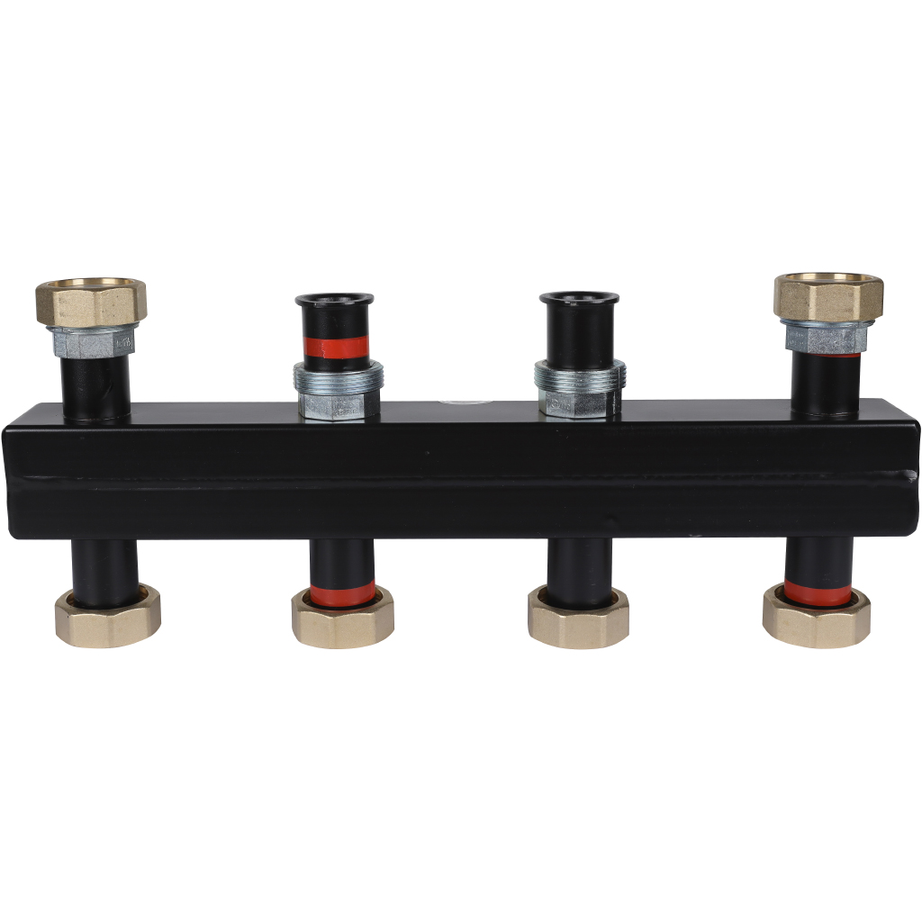 Настенный коллектор Meibes на 3 отоп. контура (с комплектом кронштейнов) M66301.21RU