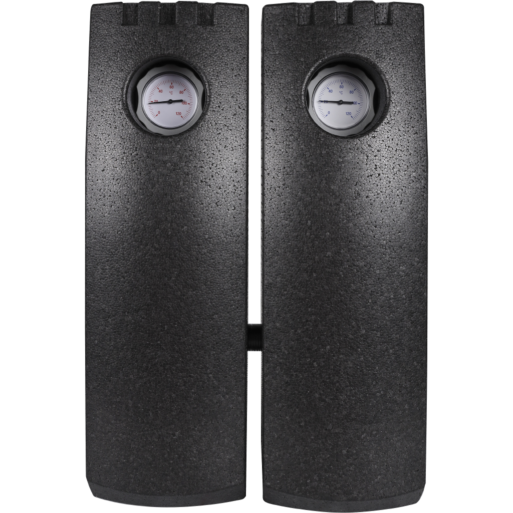 Насосная группа Meibes V-MK 1 с насосом Grundfos UPM3 Hybrid 25-70, со смесителем, подающая линия слева