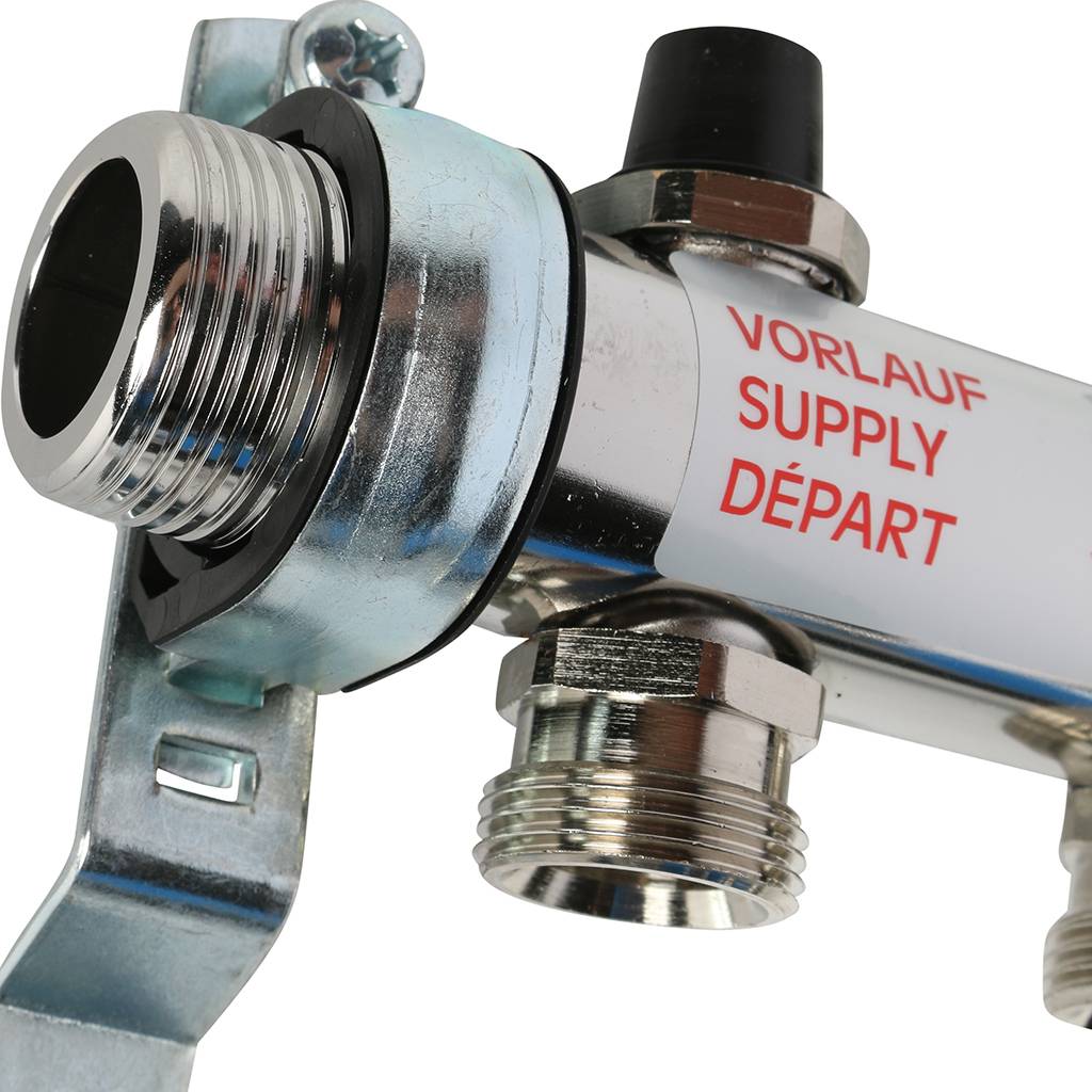 Распределительный коллектор РЕХАУ HKV на 4 контура (нерж .сталь), 12180411001