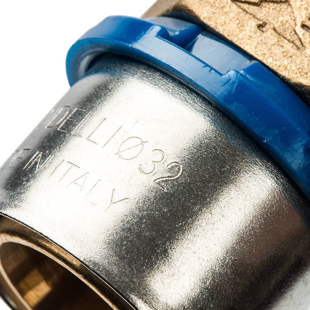 Муфта переходная Prandelli Multyrama 32.3х26.3 профиль H, TH, U для металлопластиковых труб прессовой, 509.11.07.6