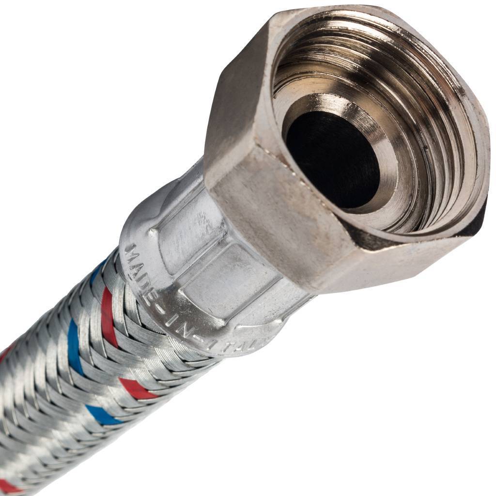 Гибкая подводка для воды STOUT ВР 1 х ВР 1, длина 1000 мм, SHF-0147-182525