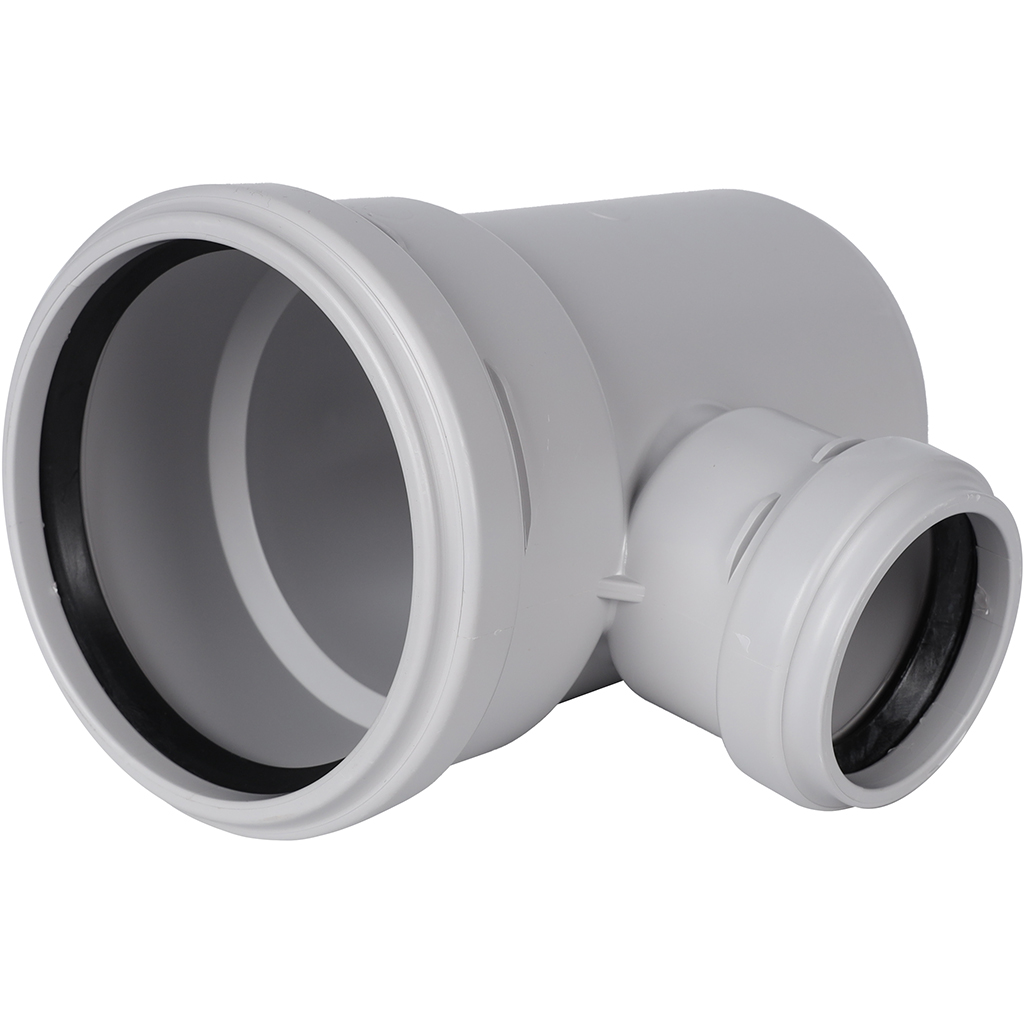 Тройник канализационный бесшумный STOUT D110x58/ 87,5°, SKB-0016-115887
