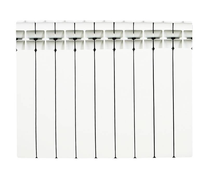 Радиатор биметаллический RIFAR BASE VENTIL 500 BVR 9 секций нижнее правое подключение (белый RAL 9016), 1RB50.VR-9