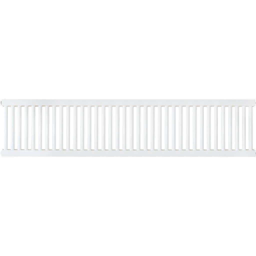 Трубчатый стальной радиатор КЗТО РС 1-500-36 секций 1/2 боковое подключение RAL9010, РС15003612RAL9010