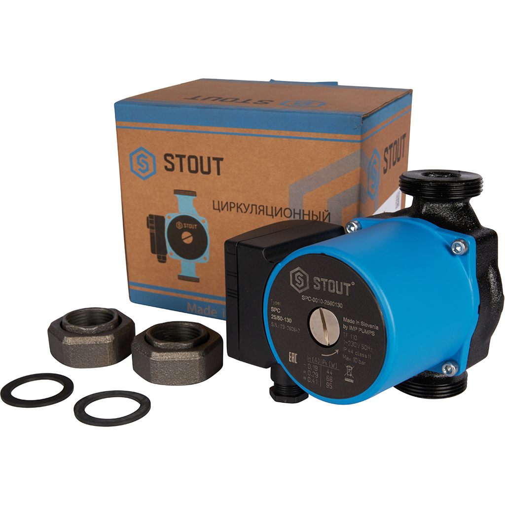 Насос циркуляционный STOUT 25/60-130, SPC-0010-2560130