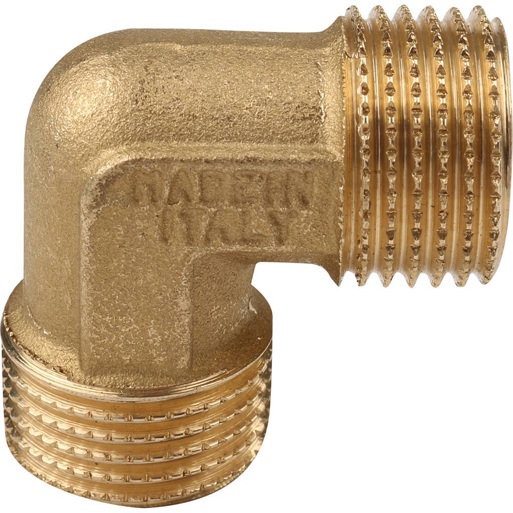 Угольник TIEMME НН 1/2х1/2 для стальных труб резьбовой, 1500107