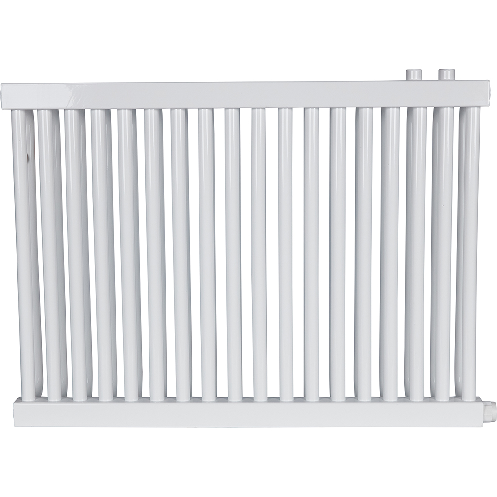 2-х трубчатый радиатор стальной ROMMER RST 2050/18 секций нижнее правое подключение RAL9016, RST-205018-020