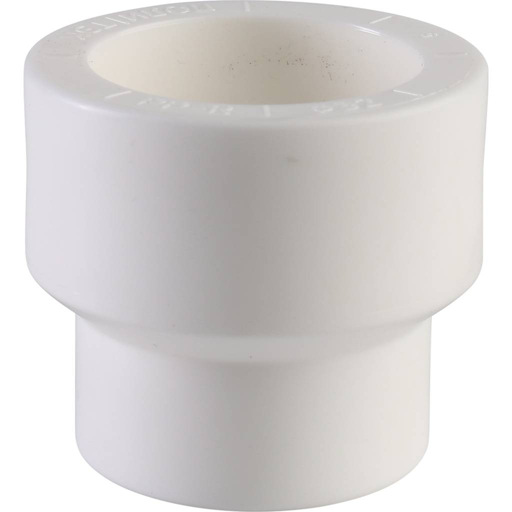 Муфта переходная Политэк 32х25 внутр./внутр. для полипропиленовых труб под сварку (цвет белый), 9000003225