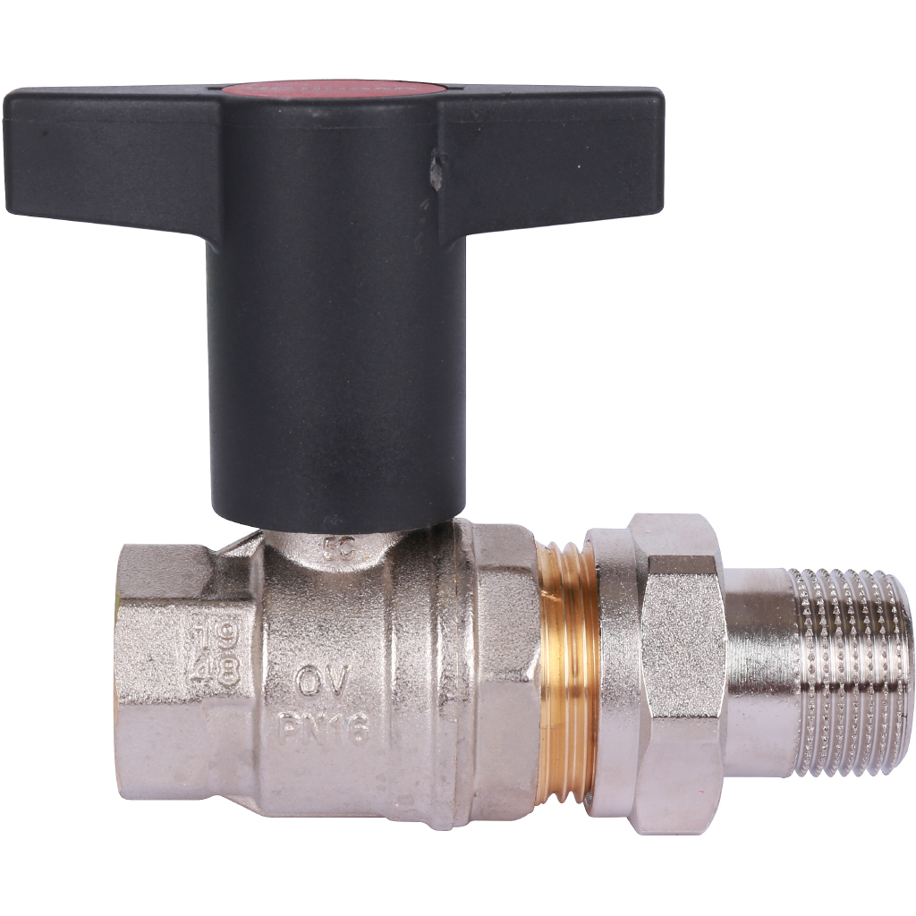 Кран шаровой OVENTROP Optibal с маховиком ВР конич. уплотн. с НГ 3/4, 1075706