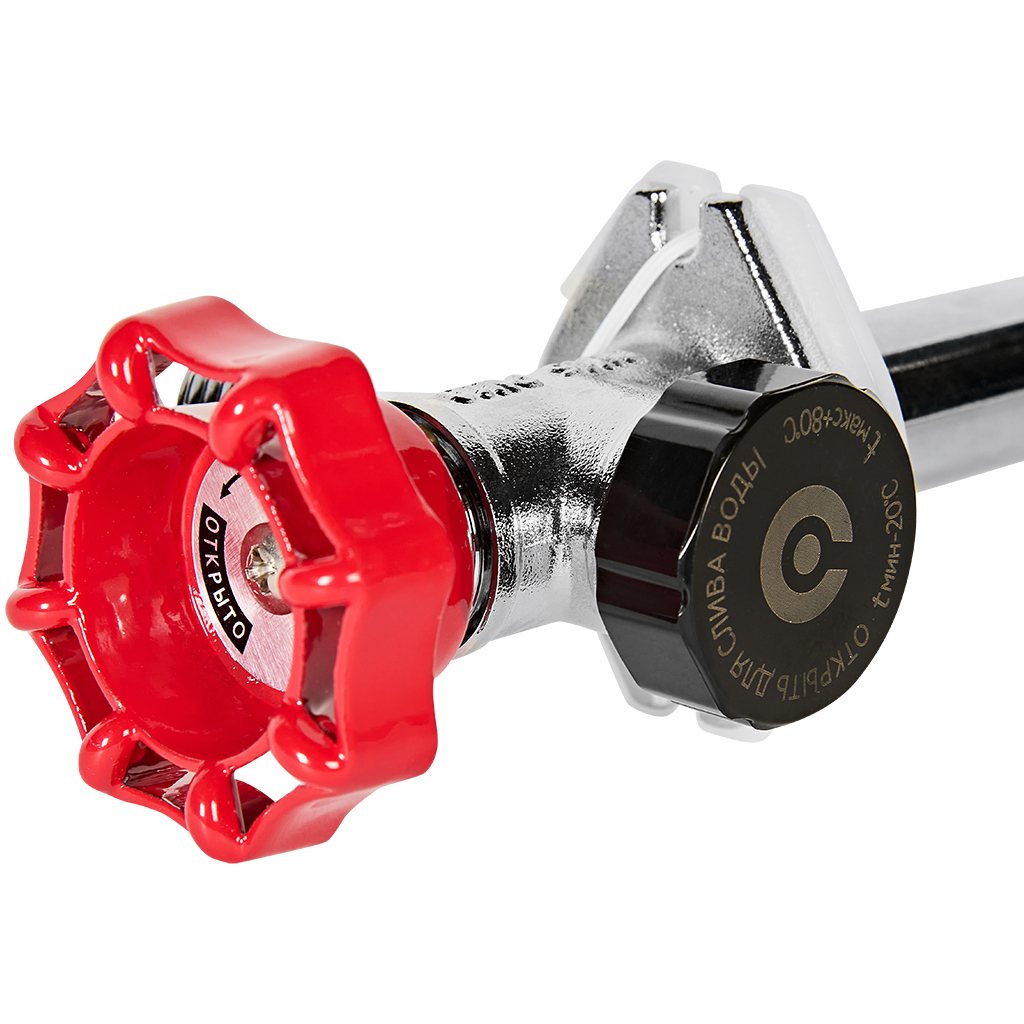 Кран незамерзающий ROMMER RVFF-0001-1520500 водоразборный с антисифоном 500 мм, 1/2 НР (выход 3/4 НР), RVFF-0001-1520500