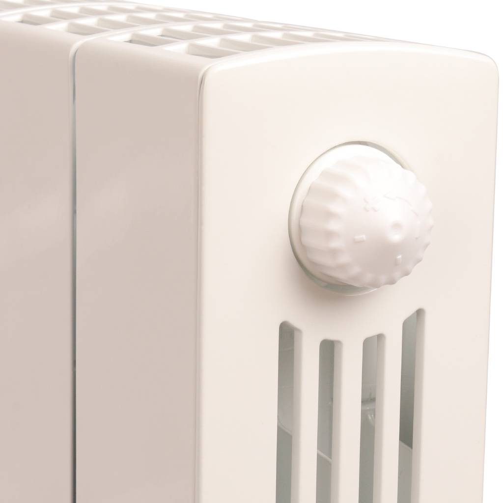 Радиатор биметаллический RIFAR SUPReMO VENTIL 350 SVR 8 секций нижнее правое подключение (белый RAL 9016), 4RS35.VR-8