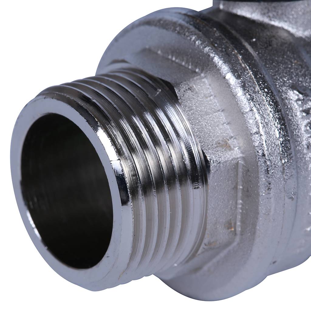 Кран шаровой BUGATTI Oregon (ручка-рычаг алюминий) нар-нар резьба 1, 03250028