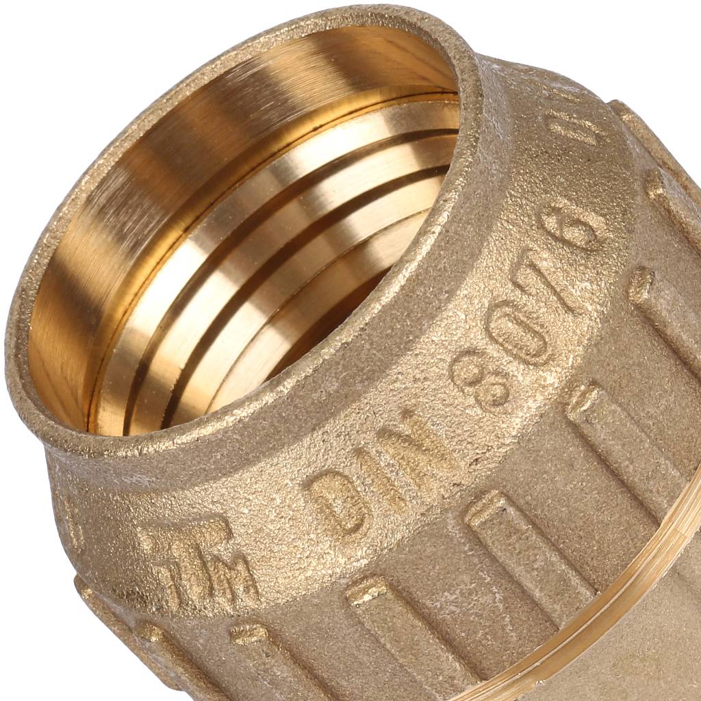 Муфта TIEMME с внутренней резьбой 40х1 1/4 для труб ПНД винтовой, 3400013