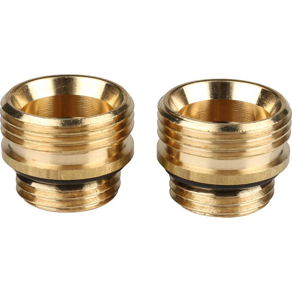 Комплект двух резьбозажимных нипелей РЕХАУ RAUTITAN 1/2х3/4 (латунь) с нар.резьбой, 12407111001