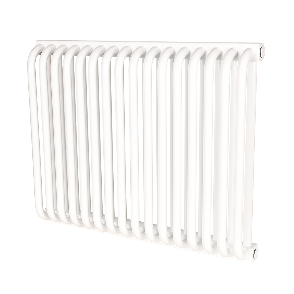 2-х трубчатый стальной радиатор ROMMER RST 2050/16 секций боковое подключение RAL9016, RST-205016-010