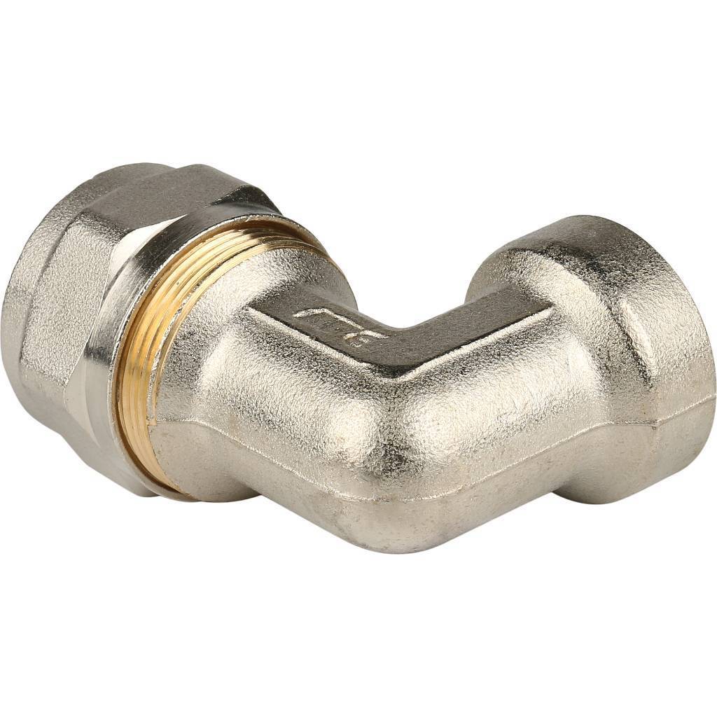 Угольник-переходник STOUT с внутренней резьбой 3/4 х26 для металлопластиковых труб винтовой, SFS-0007-003426