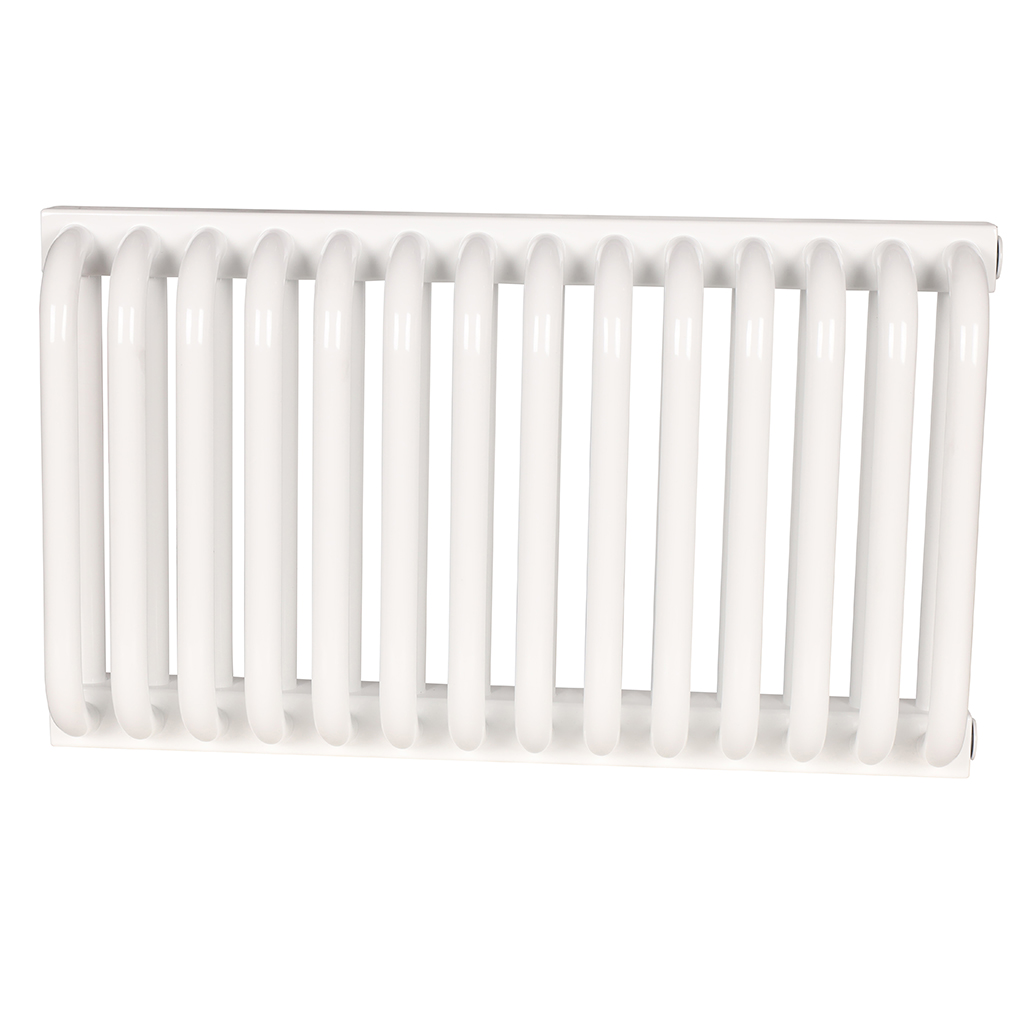 2-х трубчатый стальной радиатор ROMMER RST 2030/14 секций боковое подключение RAL9016, RST-203014-010