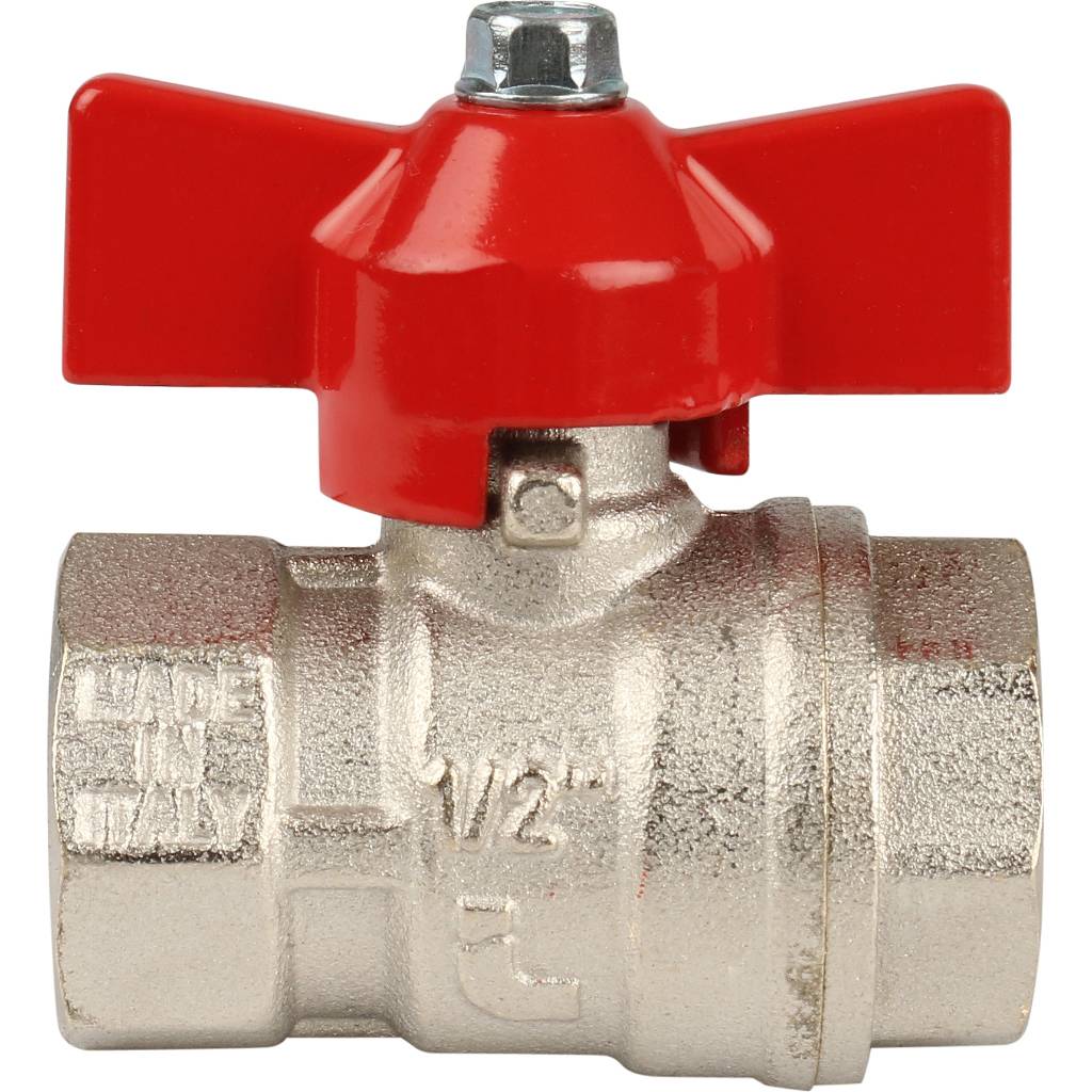 Кран шаровой Itap IDEAL 092 1/2 муфтовый полнопроходной (бабочка), 26093U