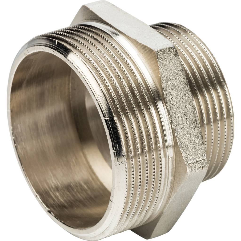 Ниппель НН STOUT переходной никелированный 2 X1 1/2, SFT-0004-002112