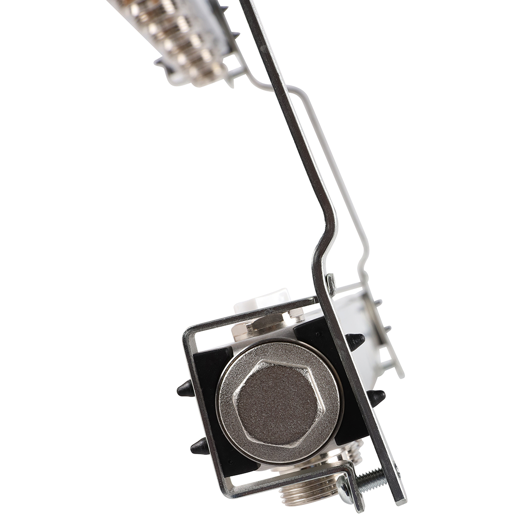 Коллектор из нержавеющей стали ROMMER для радиаторной разводки 10 выходов, RMS-4401-000010