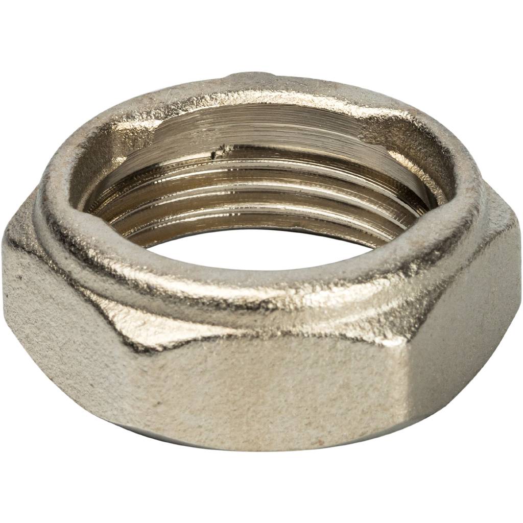 Разъемное соединение STOUT 1 с плоским уплотнением и обратным клапаном, никелированное, SDG-0019-020025