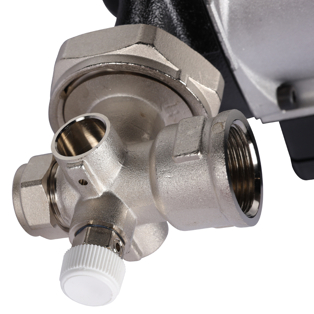 Насосно-смесительный узел STOUT SDG-0120 с термостатическим клапаном и байпасом, Grundfos UPSO 25-65 130, SDG-0120-002002